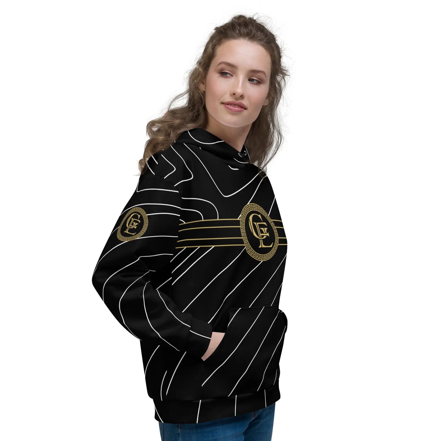 Sweat à capuche femme GoldEvil Aurora Line - GoldEvil