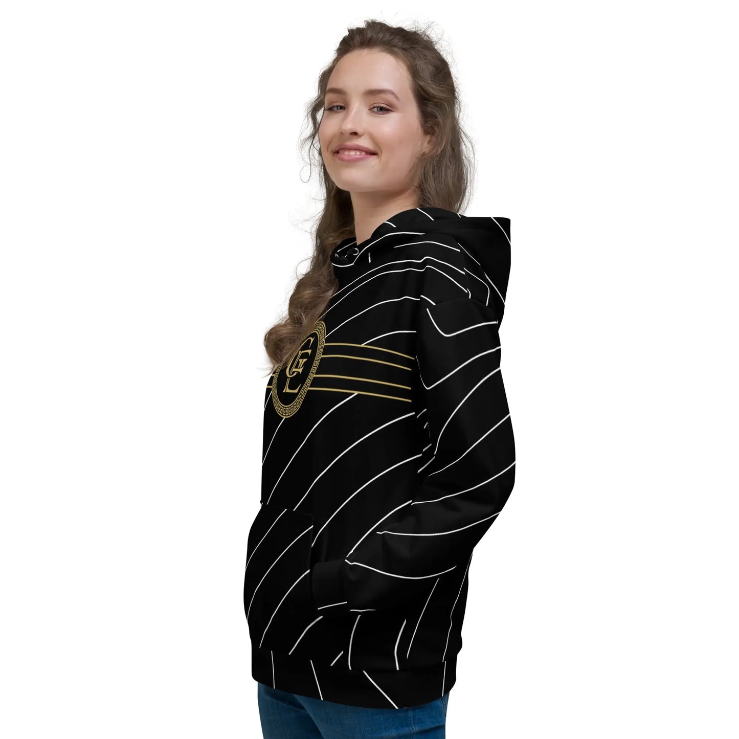 Sweat à capuche femme GoldEvil Aurora Line - GoldEvil