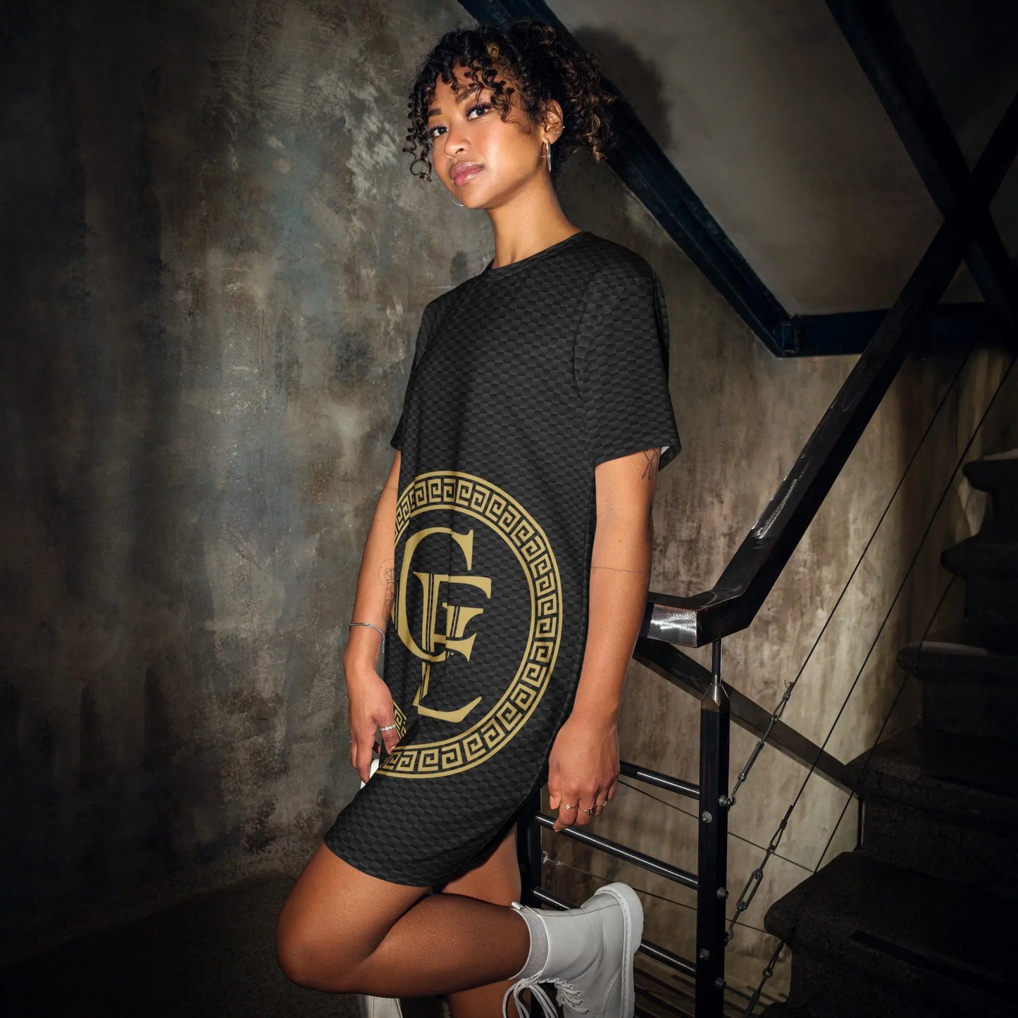 Robe T-shirt GoldEvil Relax Style GEO Carbone - GoldEvil