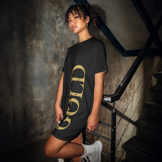 Robe T-shirt GoldEvil Relax Style Ghost Carbone - GoldEvil