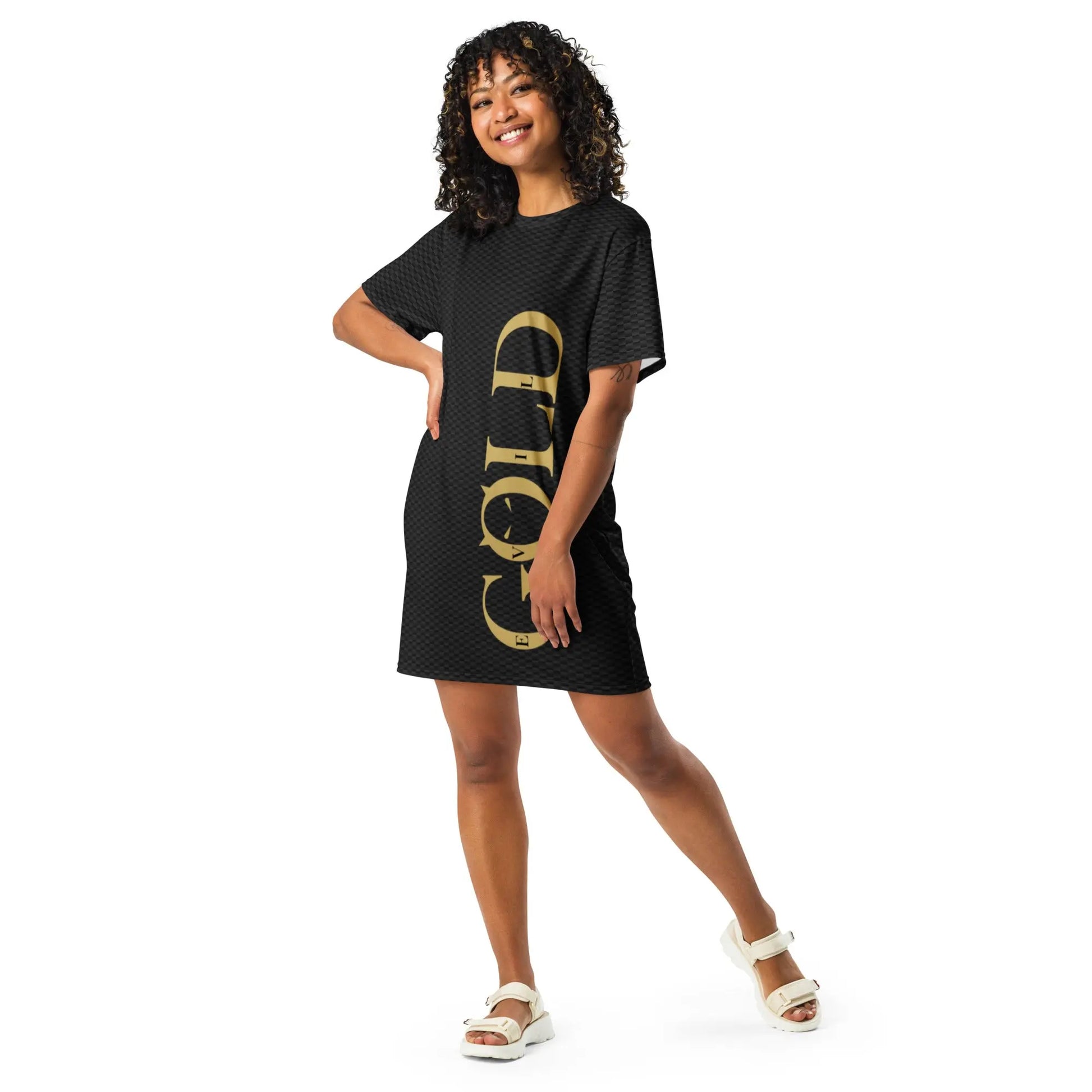 Robe T-shirt GoldEvil Relax Style Ghost Carbone - GoldEvil