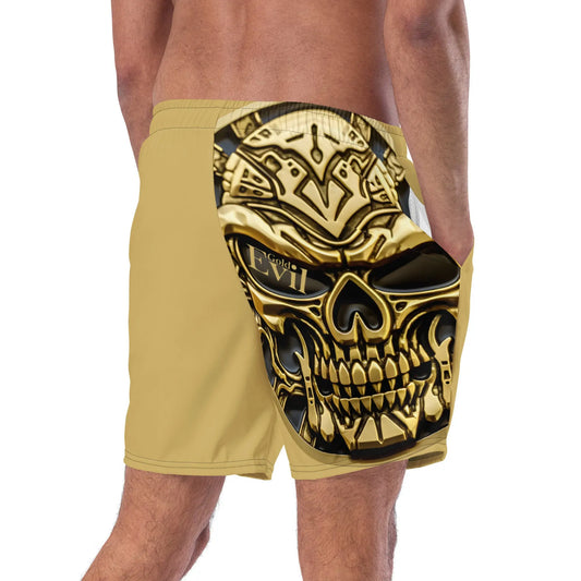 Short de bain GoldEvil SunBurst Skull GD - GoldEvil