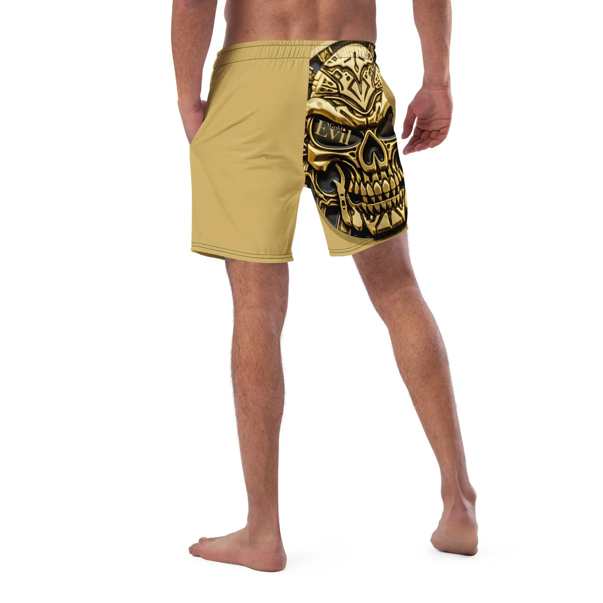 Short de bain GoldEvil SunBurst Skull GD - GoldEvil