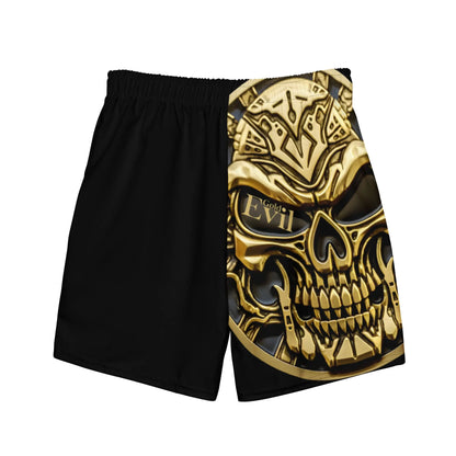 Short de bain GoldEvil SunBurst Skull - GoldEvil