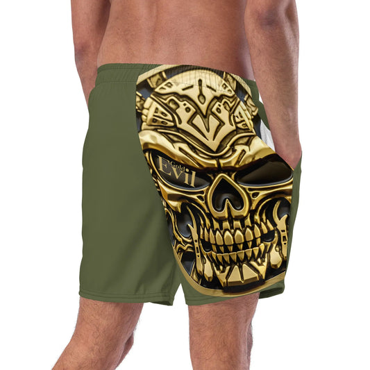 Short de bain GoldEvil SunBurst Skull K - GoldEvil