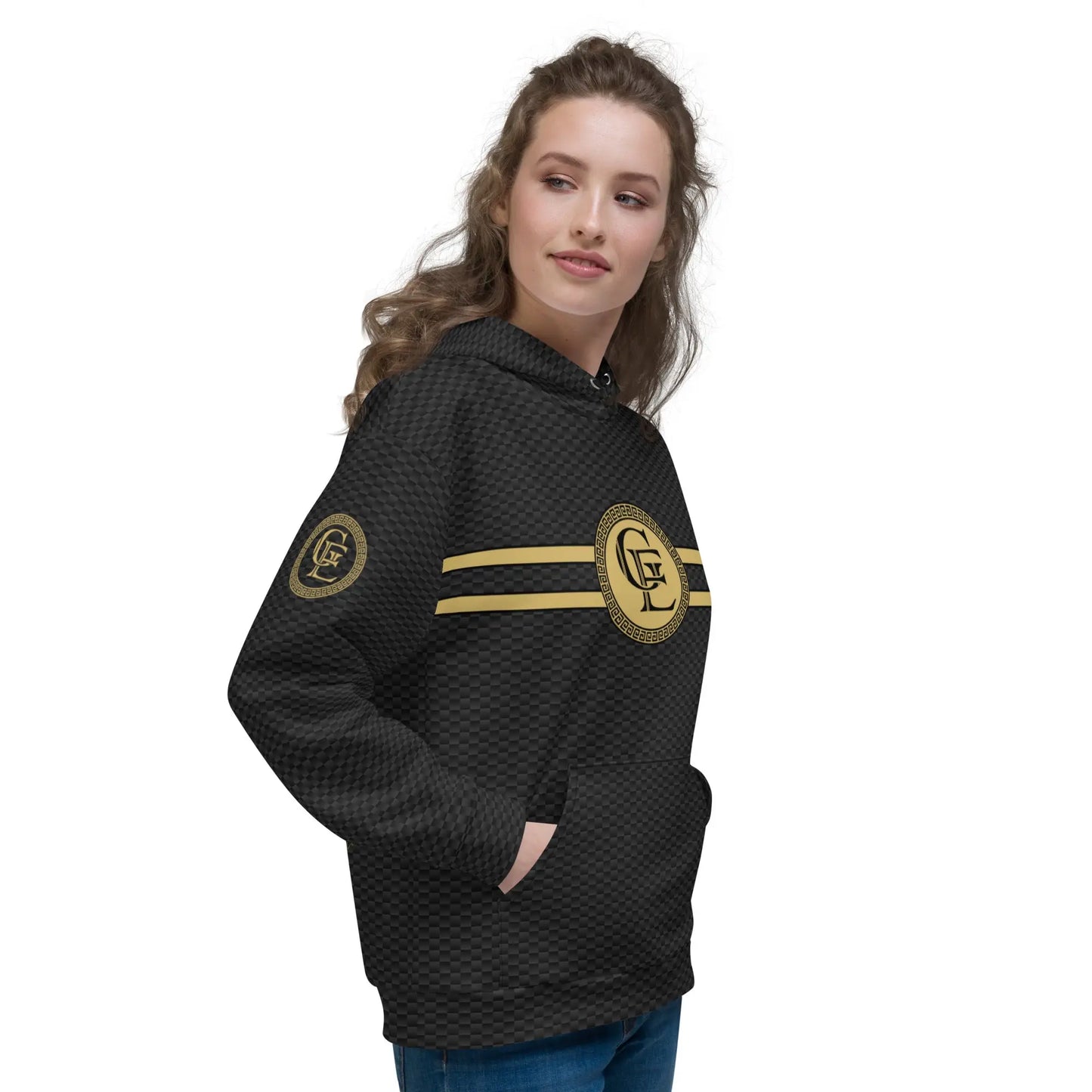 Sweat à capuche femme GoldEvil Aurora First Carbone - GoldEvil