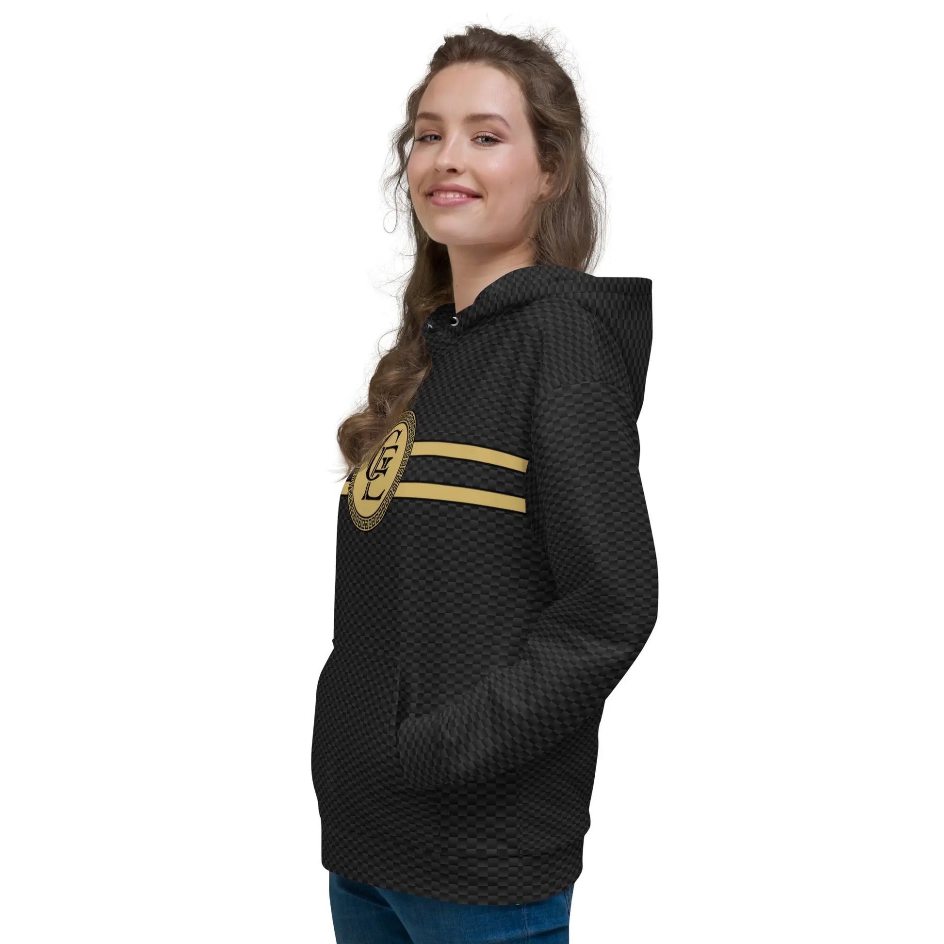 Sweat à capuche femme GoldEvil Aurora First Carbone - GoldEvil