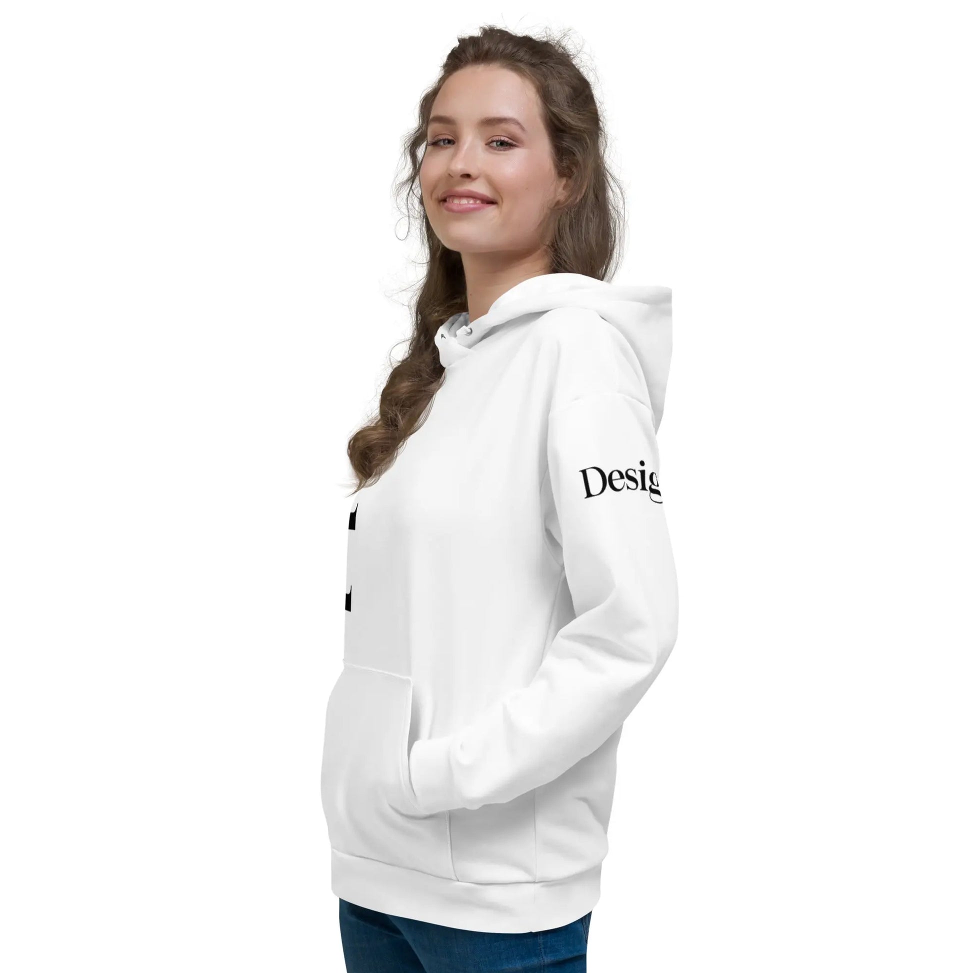 Sweat à capuche femme GoldEvil Aurora One BW - GoldEvil