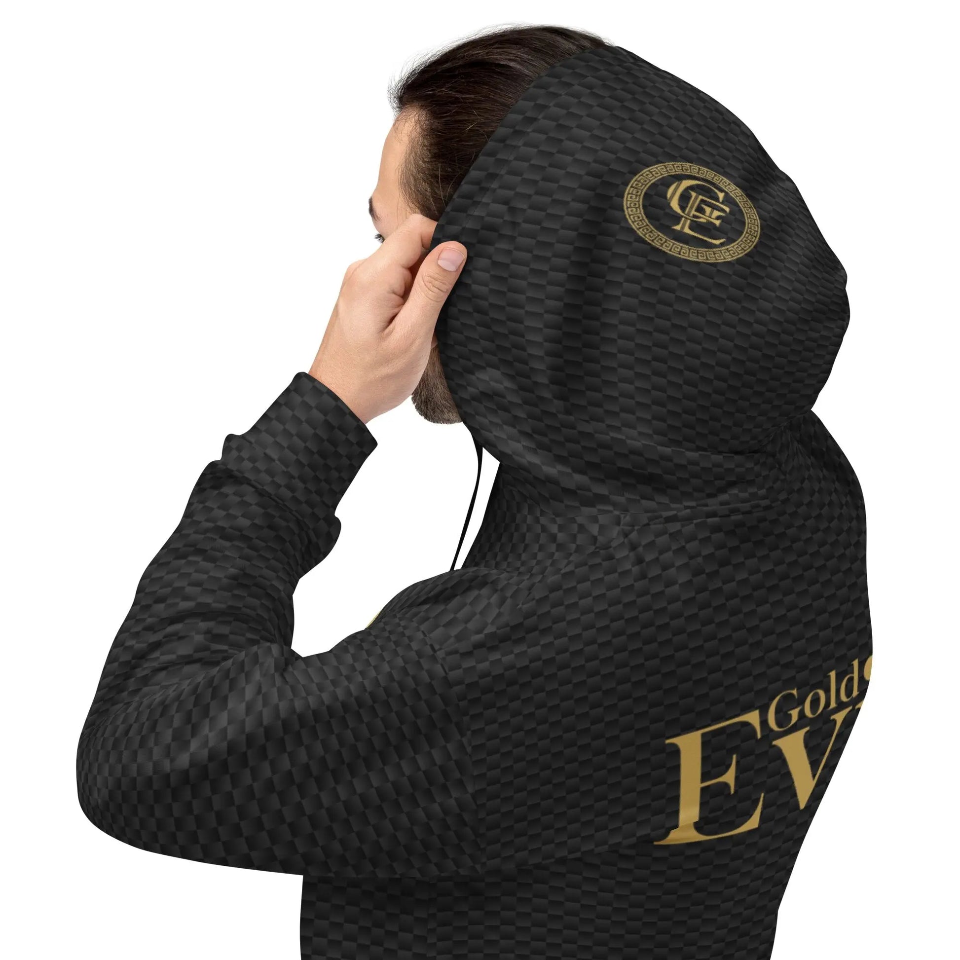 Sweat à capuche homme GoldEvil Aurora First Carbone - GoldEvil