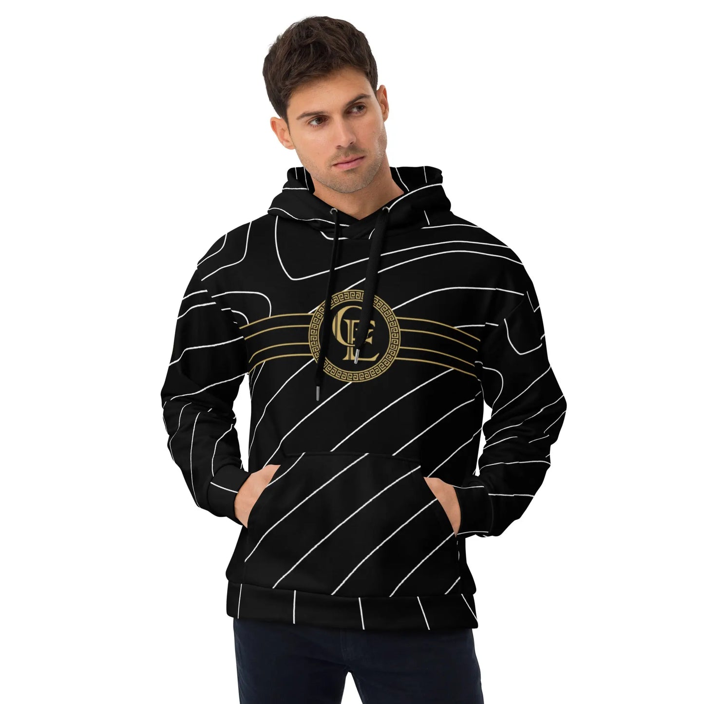 Sweat à capuche homme GoldEvil Aurora Line - GoldEvil