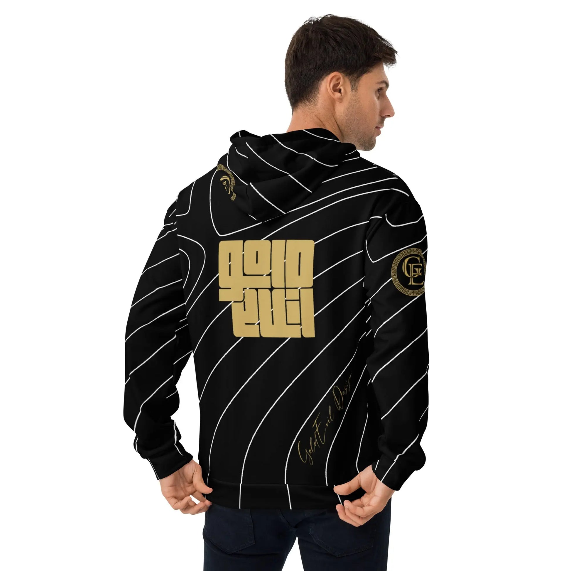 Sweat à capuche homme GoldEvil Aurora Line - GoldEvil