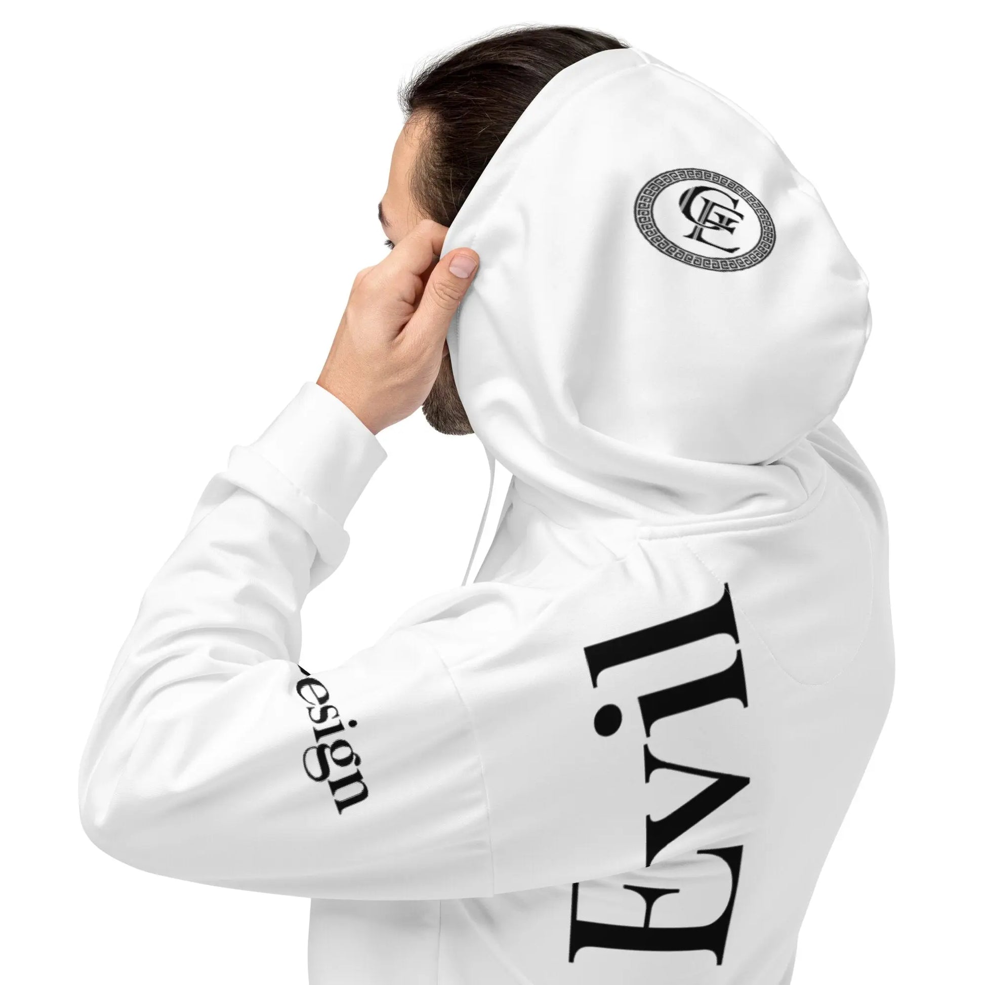 Sweat à capuche homme GoldEvil Aurora One BW - GoldEvil