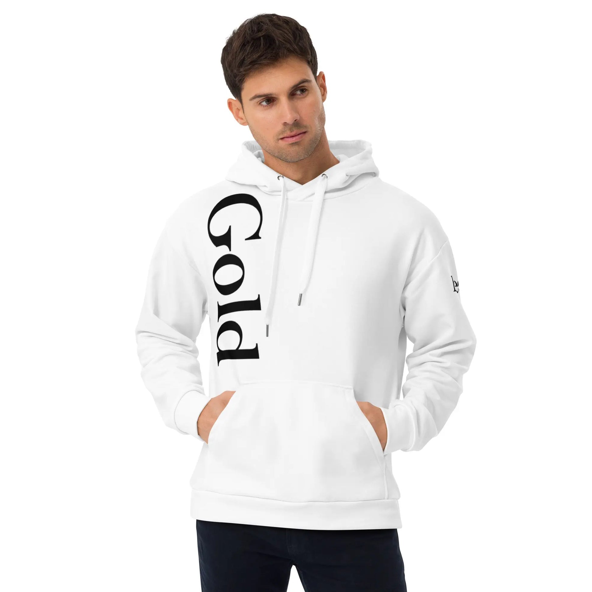 Sweat à capuche homme GoldEvil Aurora One BW - GoldEvil